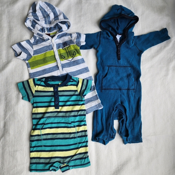 Tea Collection bundle 3-6 months baby summer romper - Picture 1 of 4